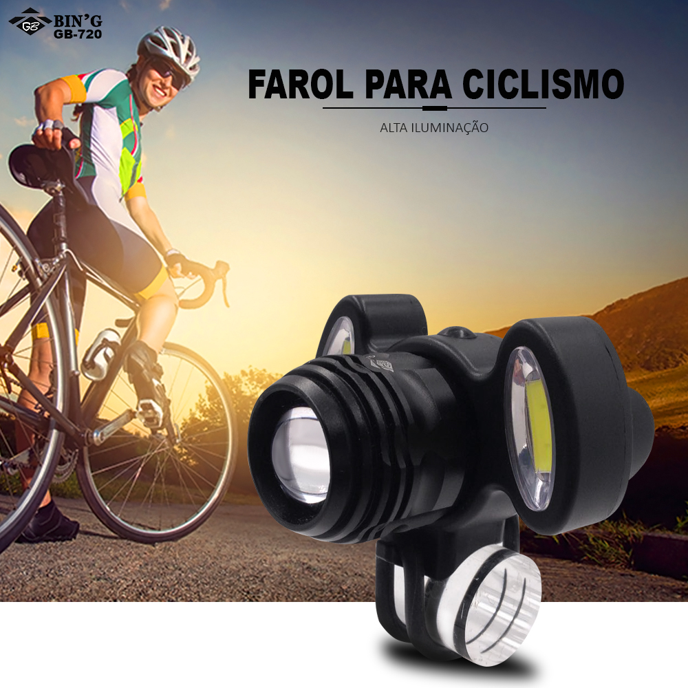 Farol Bike 3 LEDs  GB-720